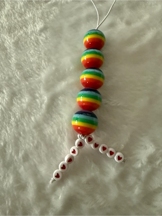 Josie B’s Jewelry - New Handmade Rainbow 🌈 Pride Love Beaded Necklace